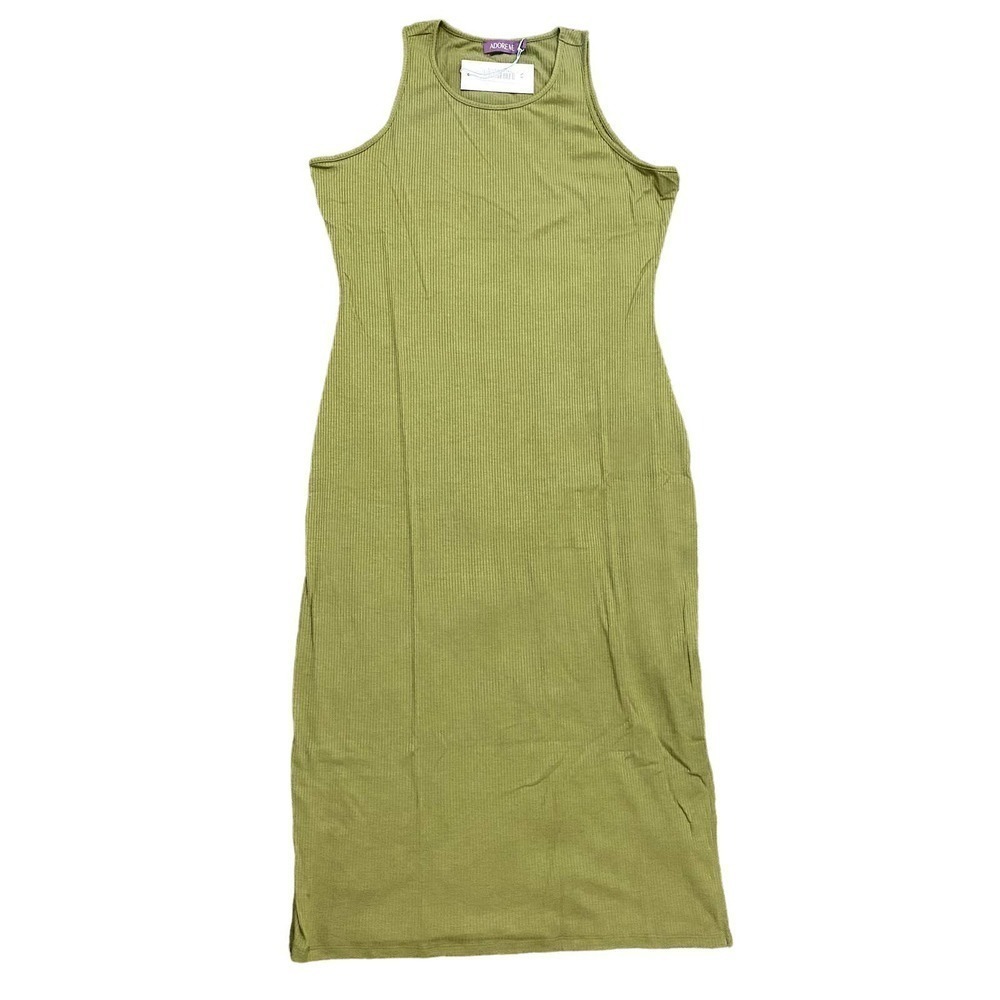 Adore Me Jules Dress in Olive Branch, Size 1X​​​​​​​